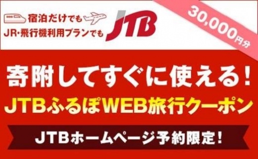 【岐阜県】JTBふるぽWEB旅行クーポン（30,000円分）