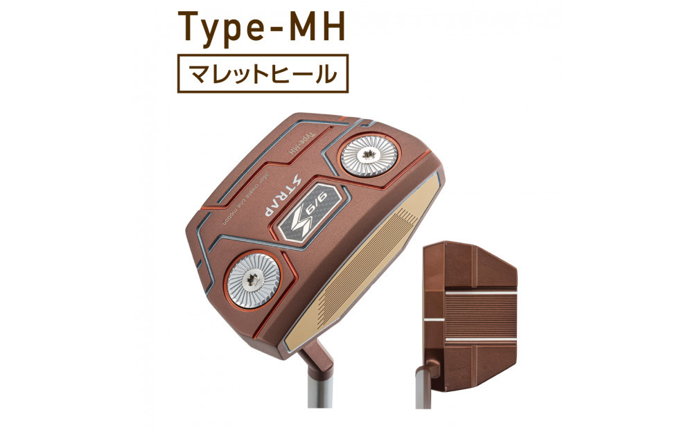 ゴルフパター&nbsp;9/9STRAP&nbsp;マレットヒール&nbsp;36インチ&nbsp;（TypeーMH）キャスコ&nbsp;kasco&nbsp;2026年モデル