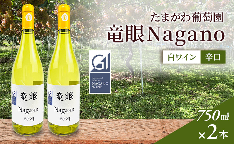 ワイン　竜眼Nagano　【GI長野】認定　750ｍｌ×2本