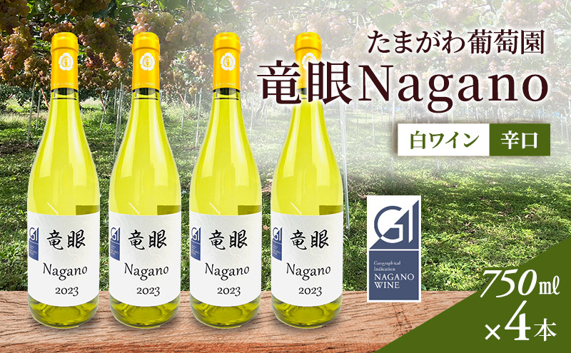 ワイン　竜眼Nagano　【GI長野】認定　750ｍｌ×4本