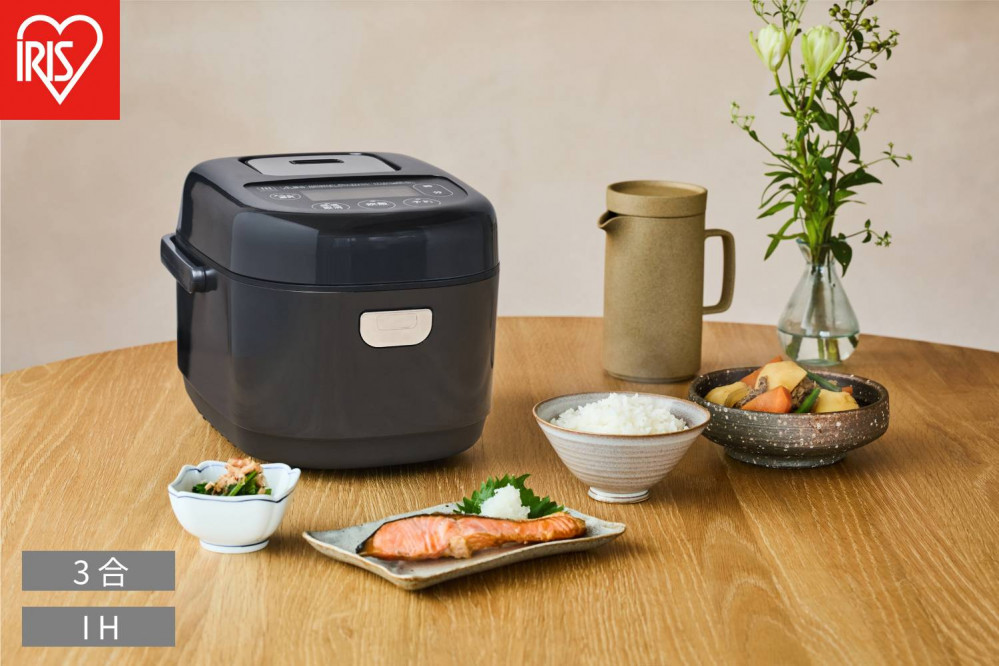 IHジャー炊飯器&nbsp;3合&nbsp;RC-IKB30-B&nbsp;ブラック