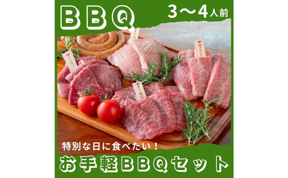 【3月発送】広島牛お手軽BBQセット&nbsp;3～4人前