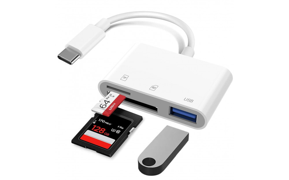 Hanx-Tech&nbsp;USB-C&nbsp;SDカードリーダー&nbsp;HT-CS55WY