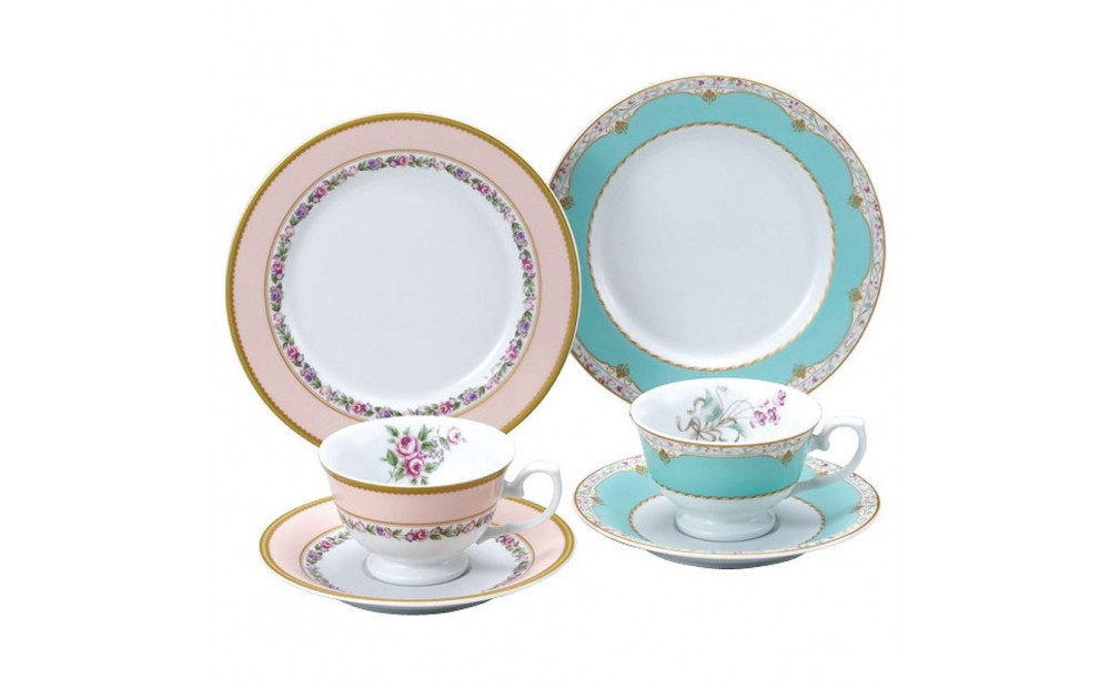 ナルミ&nbsp;フローラルブティック&nbsp;6ピースティーセット(アソート)&nbsp;2人用&nbsp;41720-33458