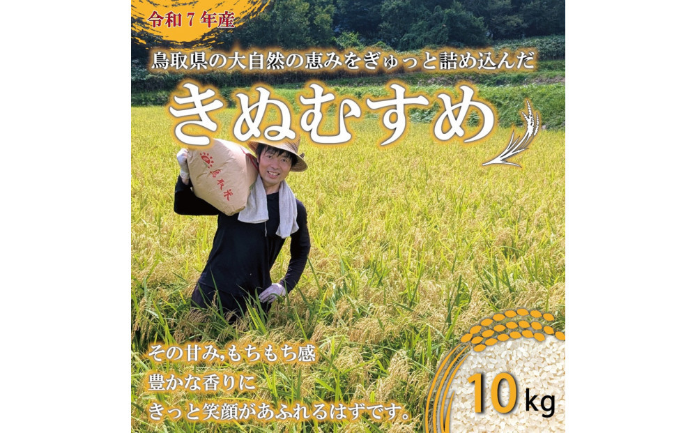 令和7年産　原田農園きぬむすめ10kg
