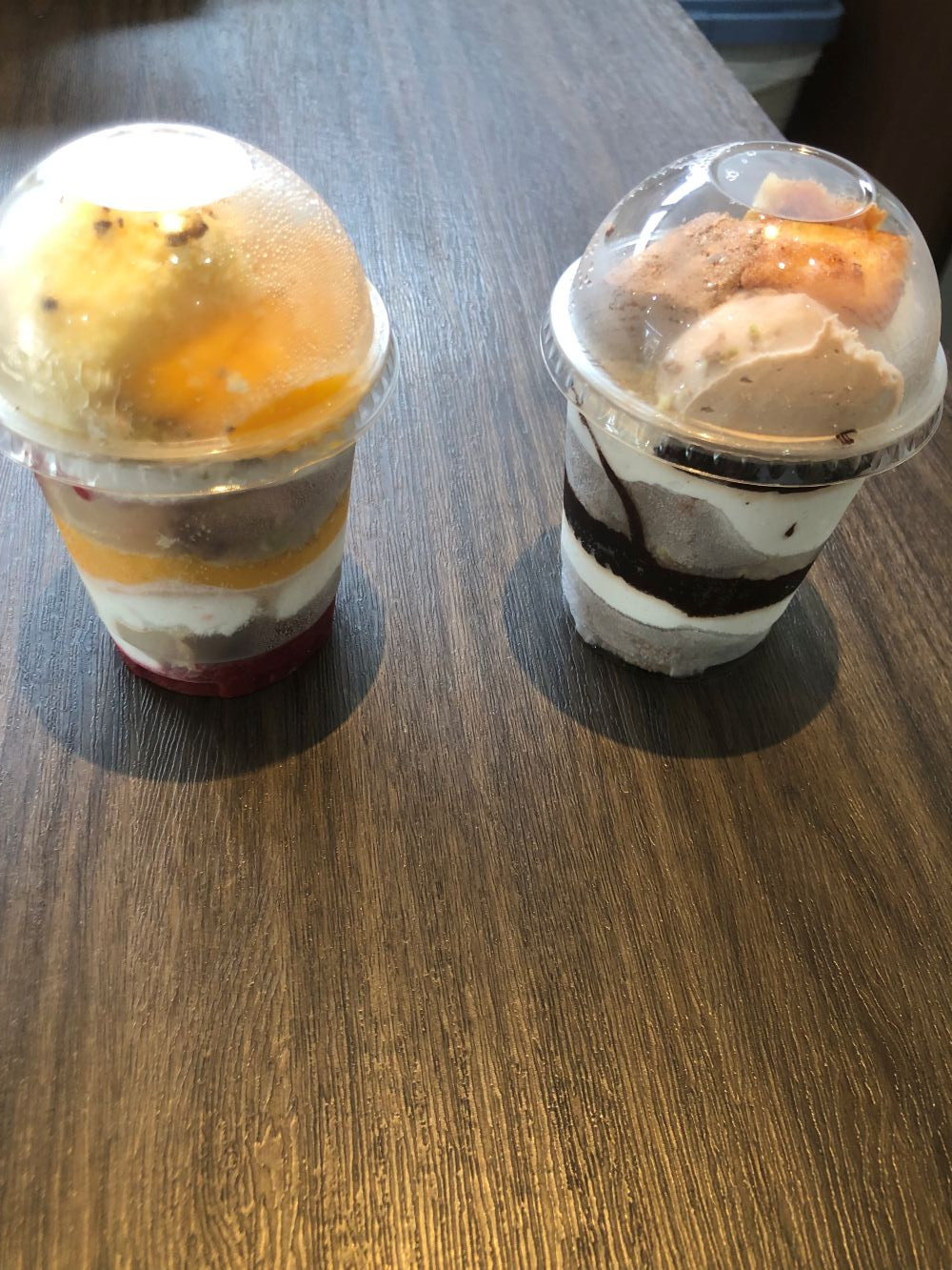 ケーキパフェ2種セット(計5個/ベリー2個・チョコレート3個)