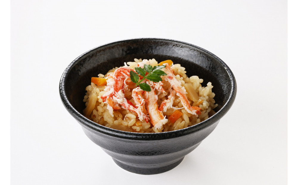 境港産紅ずわいがに使用！かにめし・かに雑炊セットA(かにめし×2・かに雑炊セット×2)