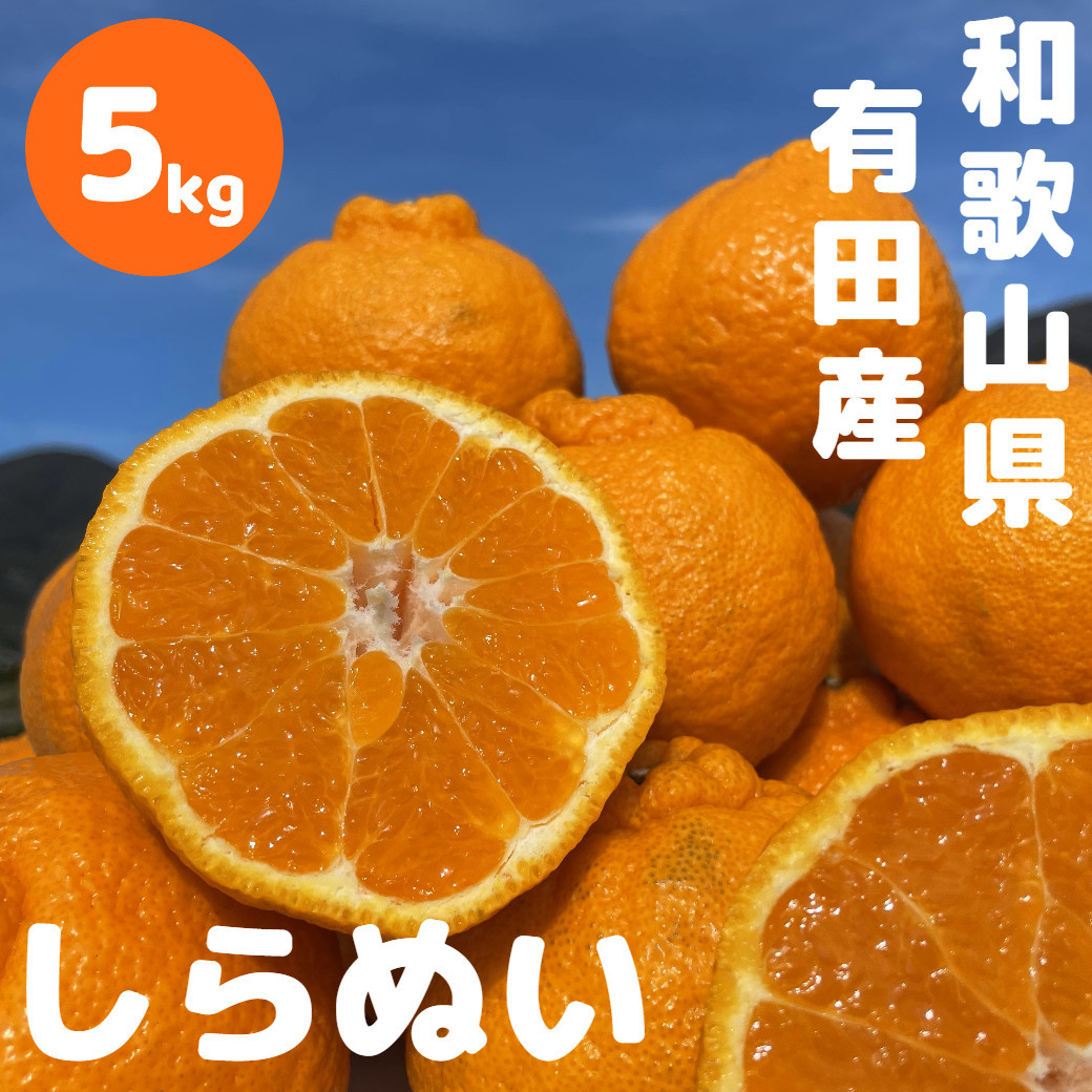 和歌山&nbsp;有田&nbsp;不知火&nbsp;しらぬい&nbsp;5kg