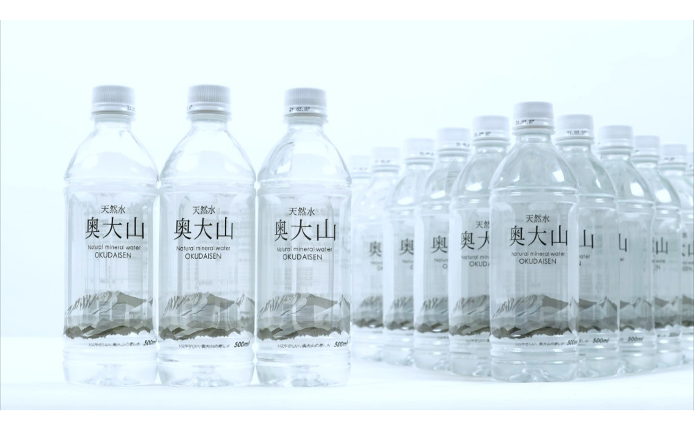 ＜定期便3回＞天然水奥大山(500ml×24本入り×3か月・計72本)