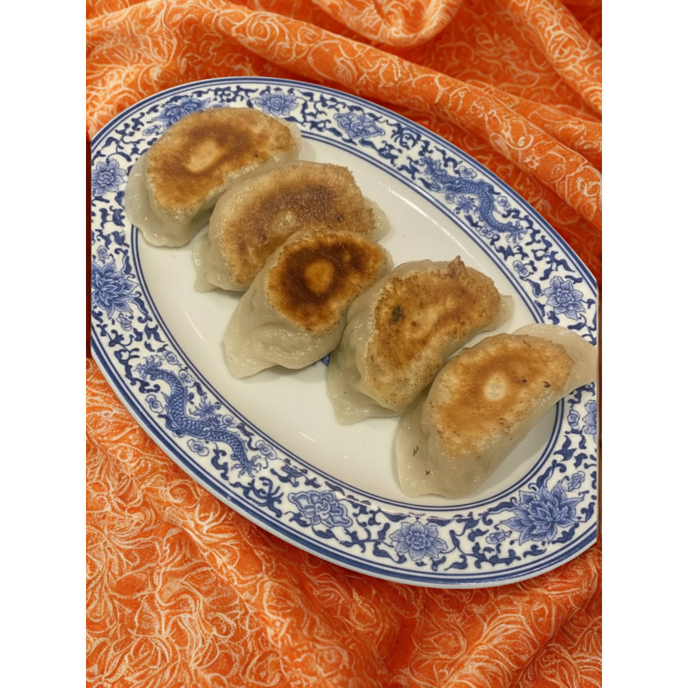 【二人で飲茶セット】焼き餃子（冷凍）10個、肉まん2個、桃まん2個