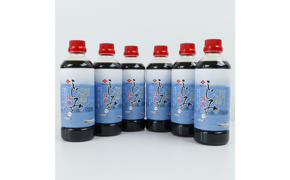 井ゲタ醤油　宍道湖の『しじみ醤油』500ml&nbsp;6本セット