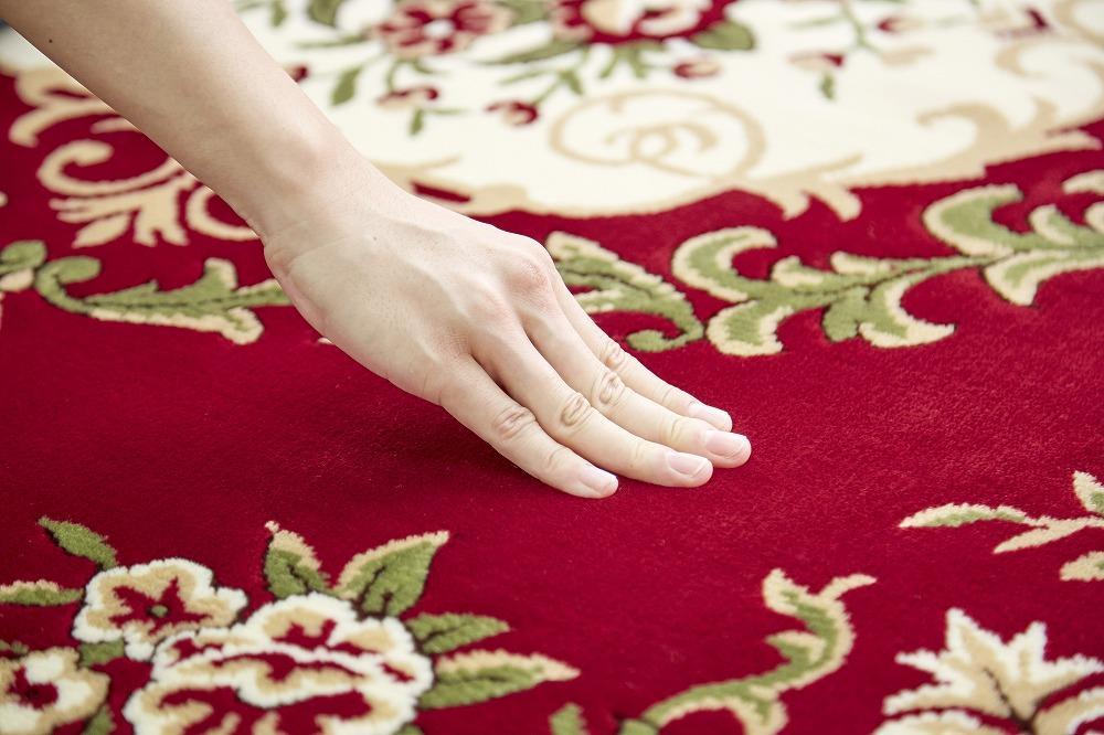 絨毯 ラグマット 2畳 正方形 200cm×200cm 洗える 厚手 カーペット 