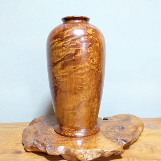 屋久杉虎杢壺Q111