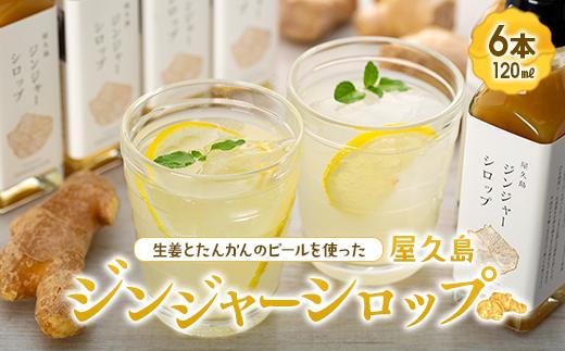 屋久島ジンジャーシロップ&nbsp;小(120ml)×6本セット