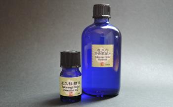 屋久杉精油(5ml)&nbsp;&&nbsp;屋久杉芳香蒸留水(100ml)のセット【月間10セット限定】
