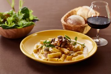 ＜屋久島パスタラボ＞屋久鹿肉とブルーチーズのクリームソース＜一人前＞