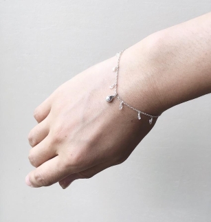 雨上がり&nbsp;ー雫ー（ブレスレット）【受注制作】