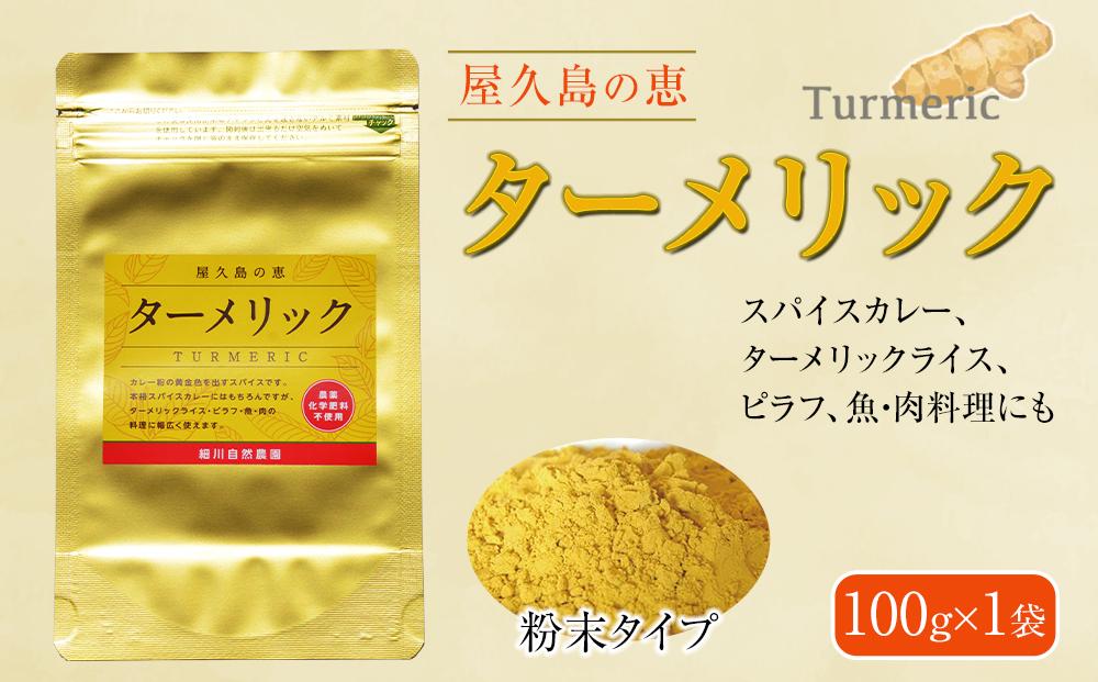 屋久島の恵&nbsp;ターメリック&nbsp;100g×1袋（粉末タイプ）