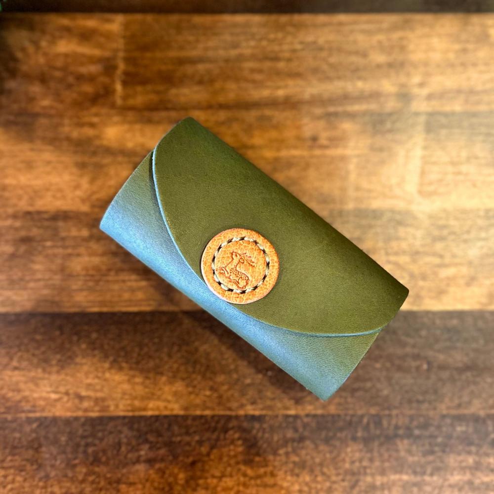 キーケースwith&nbsp;Cow&nbsp;グリーン