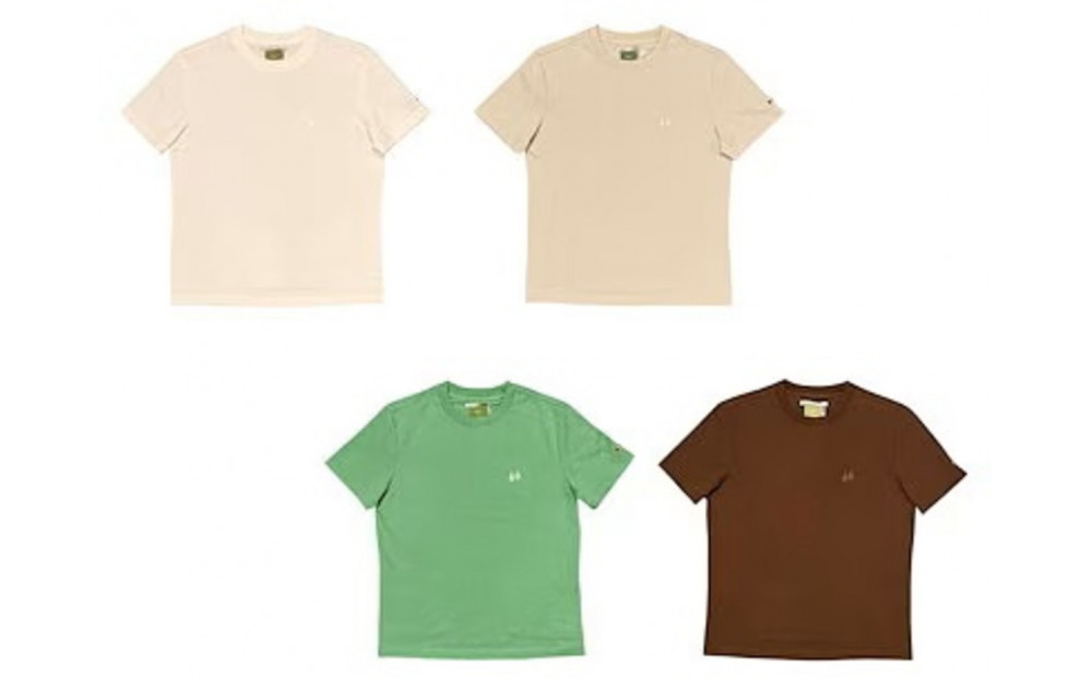 【XLサイズ】サスティナブルTシャツ（スリーブロゴ）オフホワイト