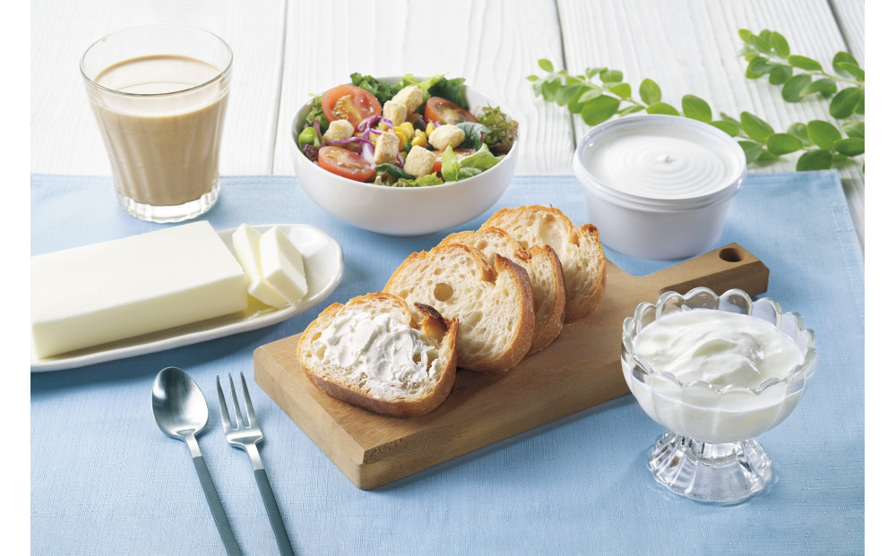 白バラ乳製品ギフト