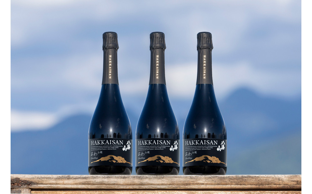 八海山　瓶内二次発酵酒「白麹あわ」四合瓶（720ml）×3本セット
