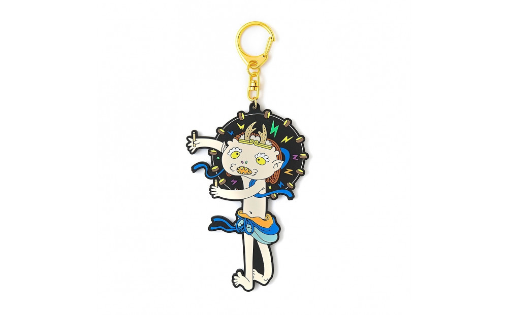 村上隆&nbsp;もののけ京都&nbsp;ラバーキーホルダー雷神図&nbsp;Rubber&nbsp;keychain&nbsp;/&nbsp;Thunder&nbsp;God｜京都&nbsp;アート&nbsp;キーホルダー［&nbsp;京都&nbsp;村上隆&nbsp;カイカイキキ&nbsp;アーティスト&nbsp;雷神&nbsp;ラバーキーホルダー&nbsp;もののけ&nbsp;おしゃれ&nbsp;かわいい&nbsp;アート&nbsp;現代美術&nbsp;人気&nbsp;おすすめ&nbsp;通販&nbsp;送料無料&nbsp;ふるさと納税&nbsp;］