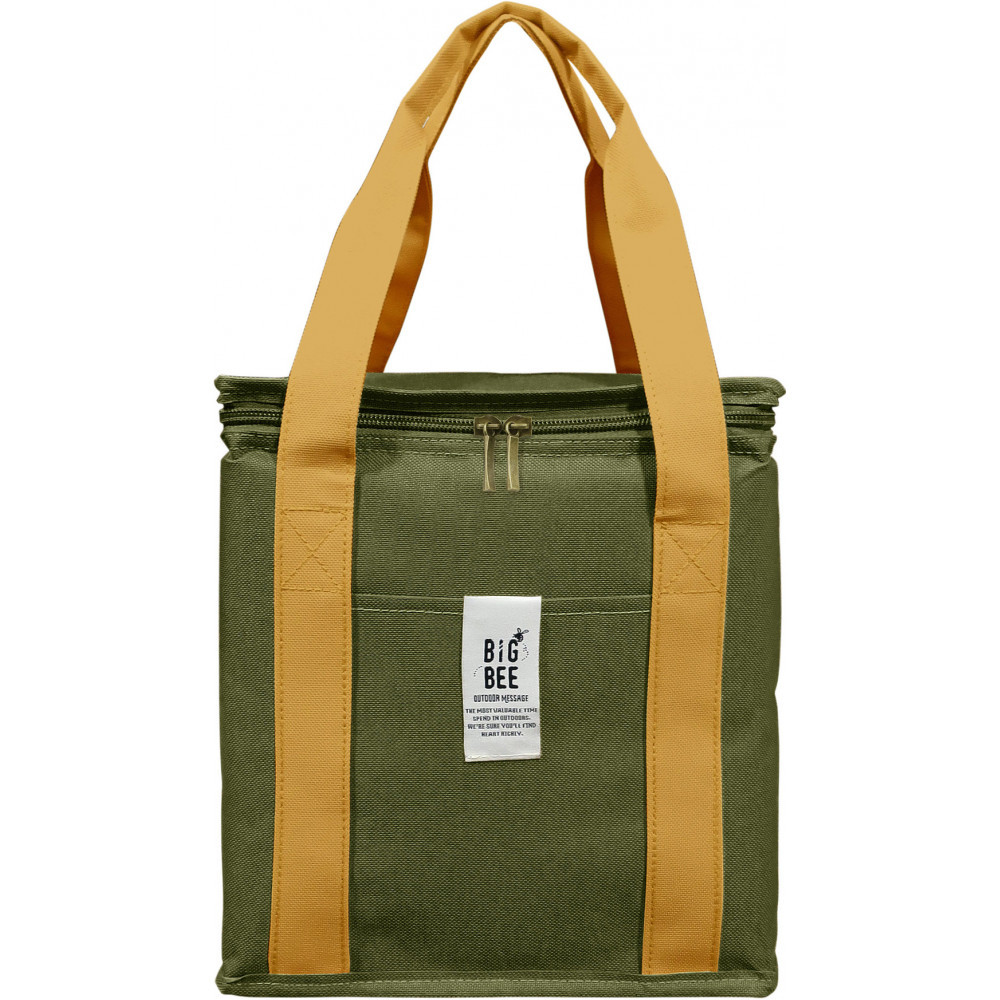 BigBee&nbsp;BOX型クーラーランチバッグ&nbsp;オリーブグリーン