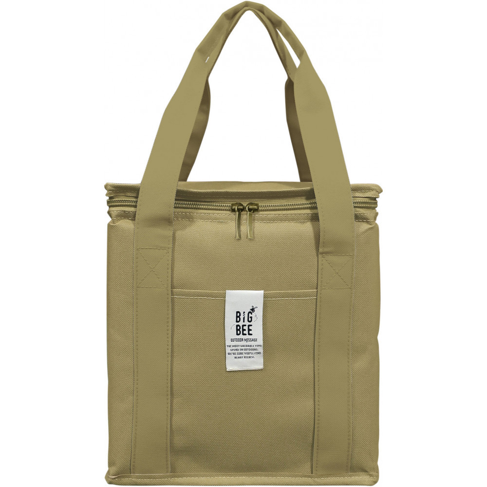 BigBee&nbsp;BOX型クーラーランチバッグ&nbsp;サンドベージュ