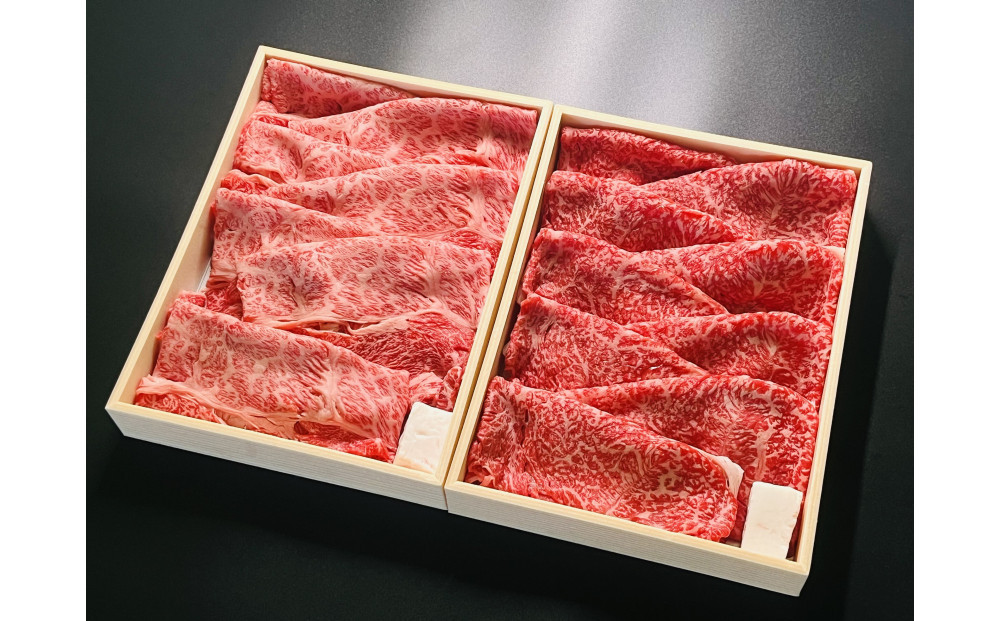 近江牛スライス食べ比べ（肩ロース・モモ）1kg
