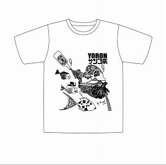 おしゃれなヨロン島サンゴ祭りオリジナルTシャツ　Mサイズ