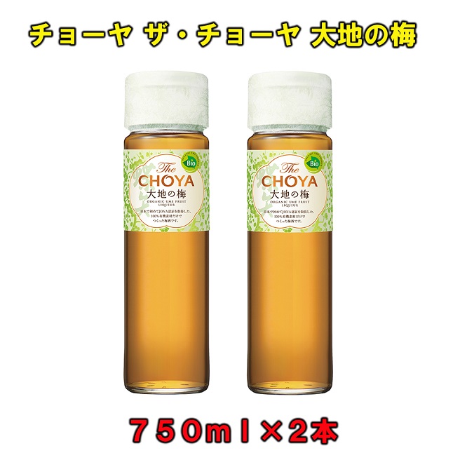 チョーヤ大地の梅１５°７５０ＭＬ2本ザ・チョーヤ