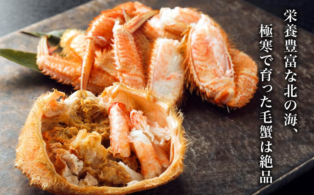 ギフト好適品 北海道産毛蟹とほたてセット - 海鮮セット