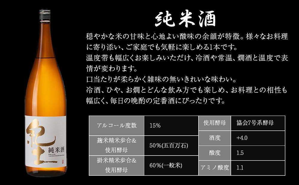紀土 純米酒 1.8L | JTBのふるさと納税サイト [ふるぽ]