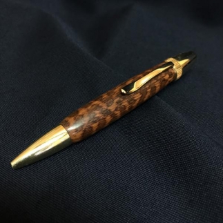 木製ボールペン（スネークウッド材・Snake wood) パトリオット】世界で