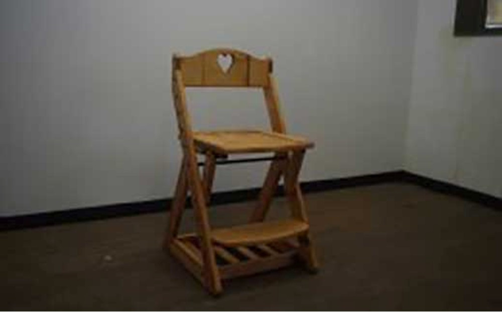 カントリースタディチェア&nbsp;ハート&nbsp;アーミッシュ色