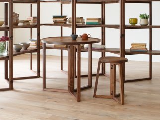 SPAGO Circle Table 070 High walnut