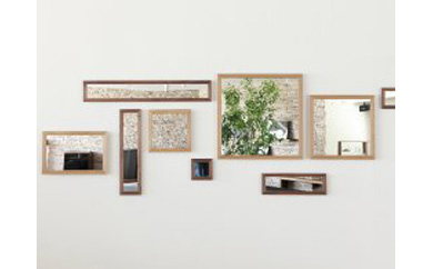 ORLO Wall Mirror 2121 walnut