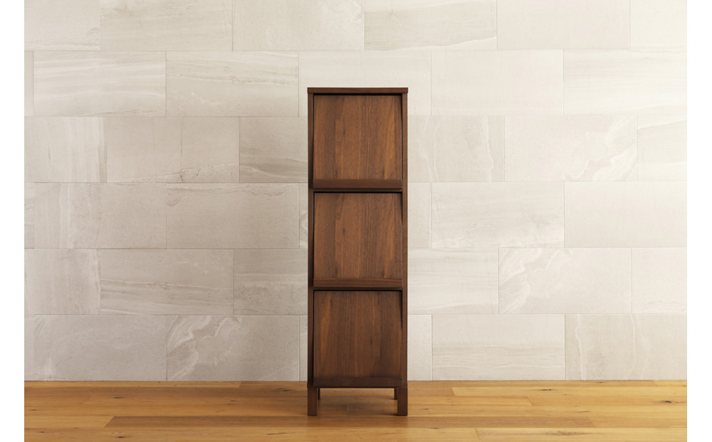 【開梱設置】高野木工 LECCE レッチェ 40マガジンレコードラック ウォルナット【10年保証】