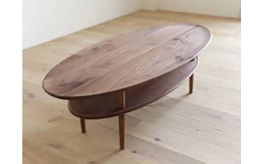 BORDO Oval Table 120 walnut