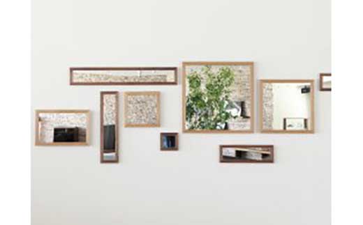 ORLO Wall Mirror 4242 walnut