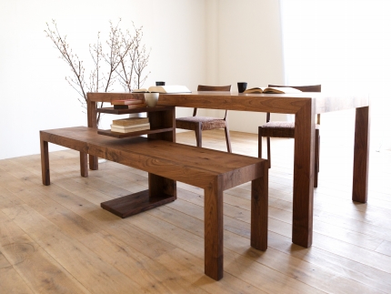 CARAMELLA  Bench wood 140 walnut