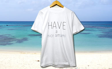 Have a nice amami 半袖Tシャツ（ホワイト）【ポイント交換専用】