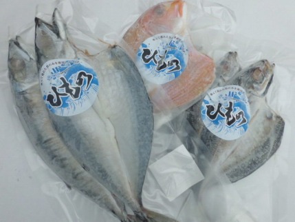 紀州地魚干物セット（3～5パック）