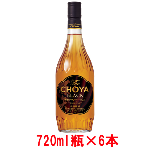 チョーヤTheCHOYAブラック(BLACK)720ml×6本