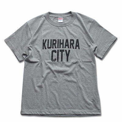 KURIHARA CITY Tシャツ / ミックスグレー（Lサイズ）