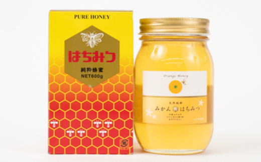 純粋国産］和歌山県産みかんはちみつ600g☆2026年7月下旬発送［TM55
