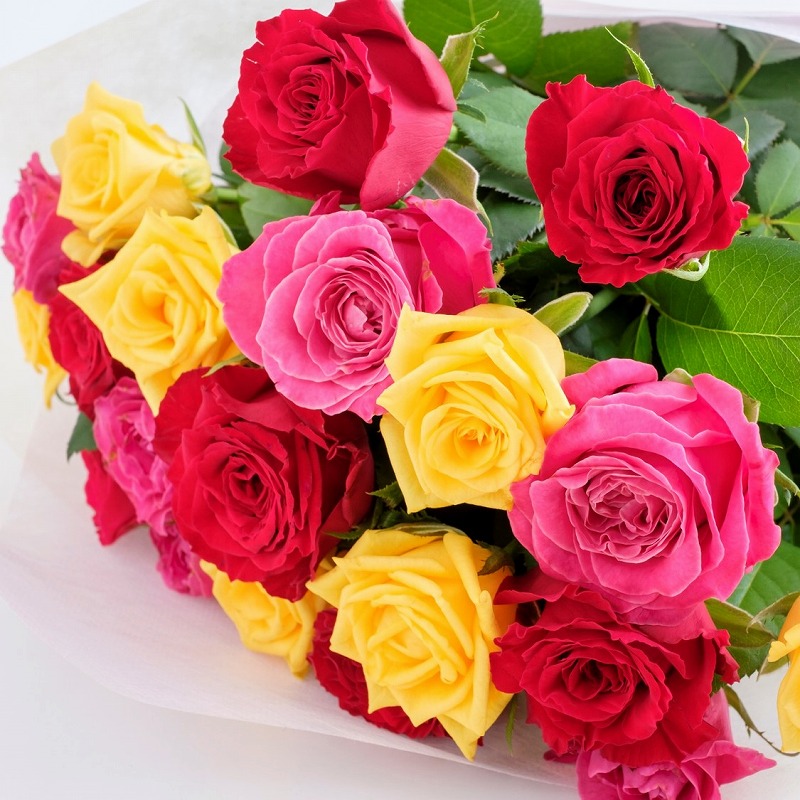 受付終了 花のまちから愛を込めて バラの花束18本 バラ園直送 Jtbのふるさと納税サイト ふるぽ