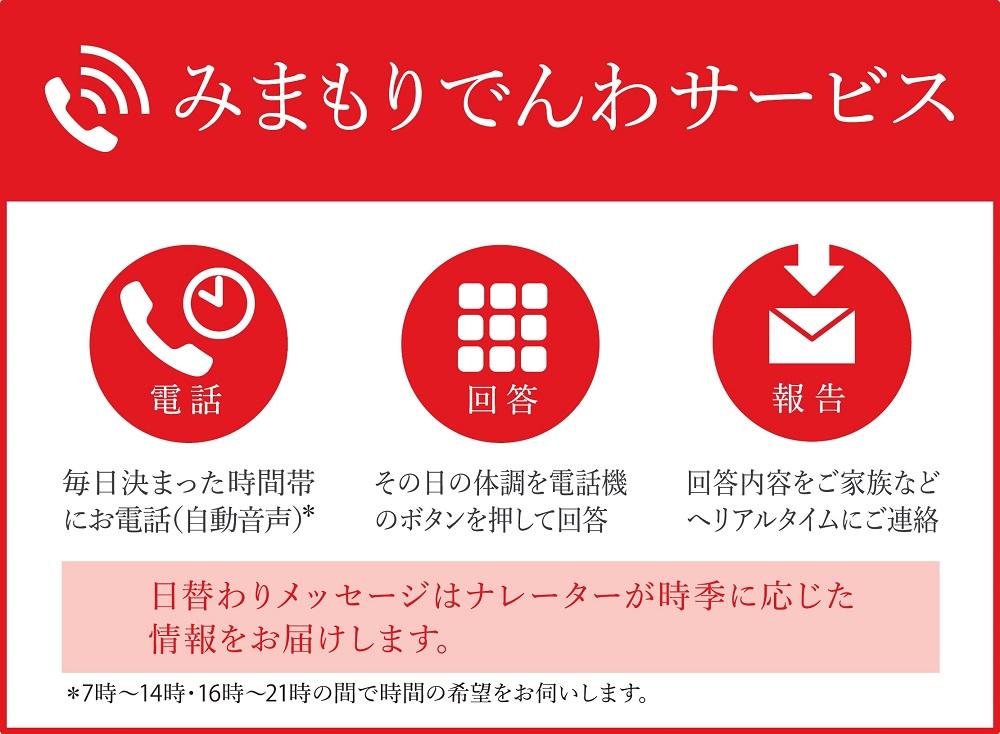 【日本郵便】みまもりでんわサービス【携帯電話】 （６か月）
