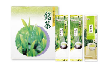 E002-NT　高級抹茶入玄米茶と上煎茶セット